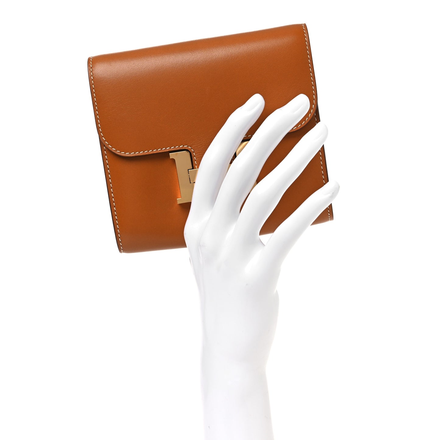 Tadelakt Constance Short Wallet Gold