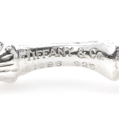 Tiffany Sterling Silver Nature Bamboo Bangle Bracelet 4 of 4