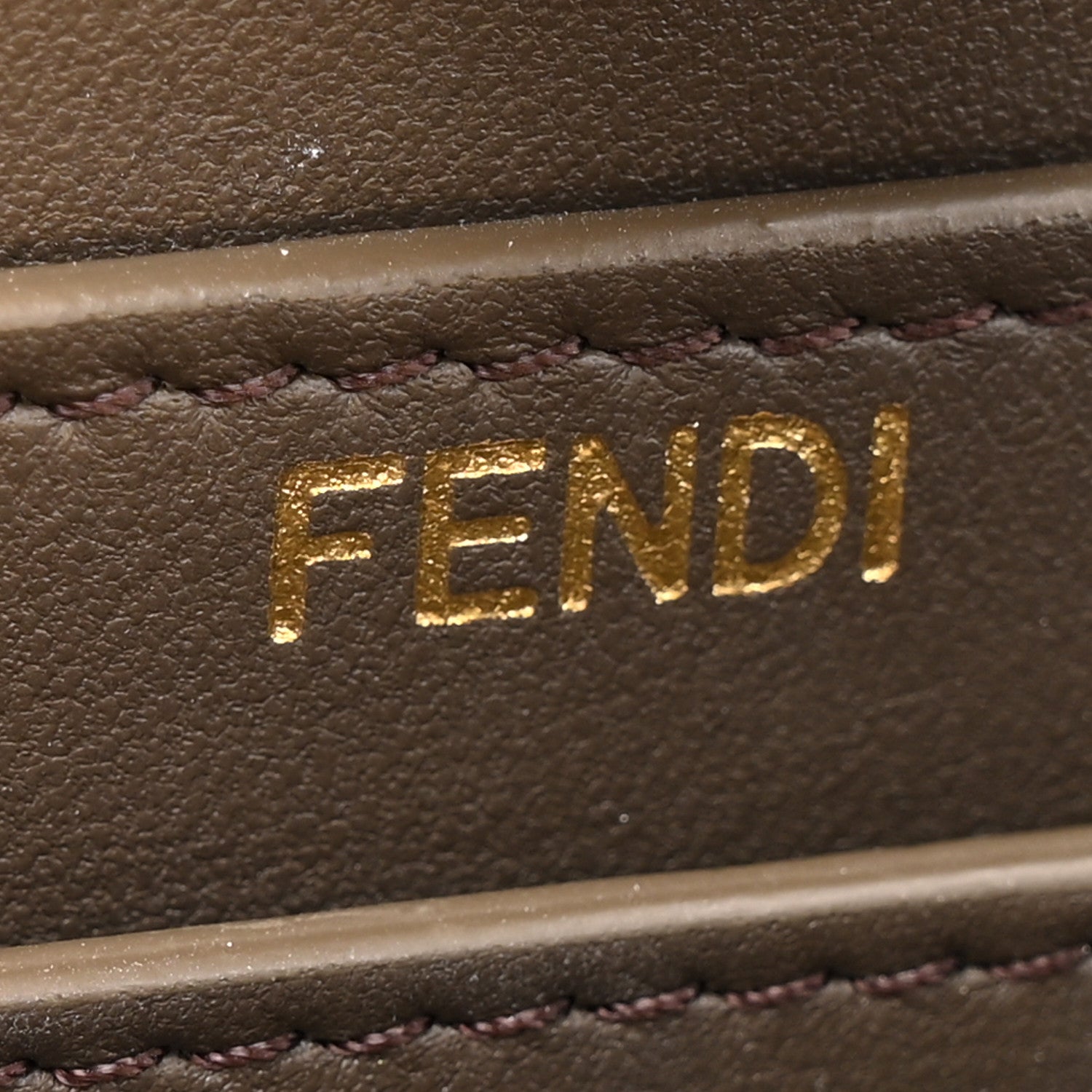 Fendi Vitello Seta Shiny Nappa Floral Embroidered Petite Peekaboo I SEE U Satchel Carbone Black 7 of 14