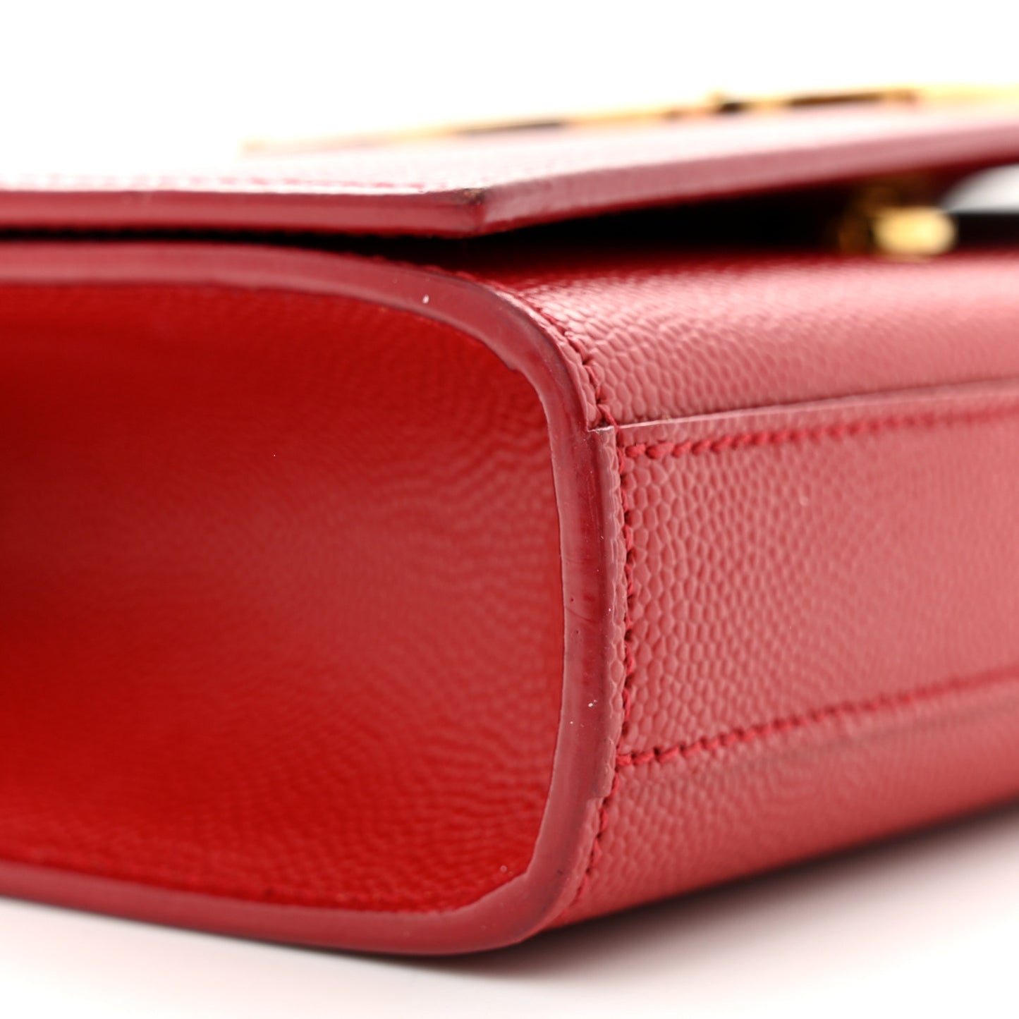 Grain De Poudre Small Monogram Kate Satchel Red
