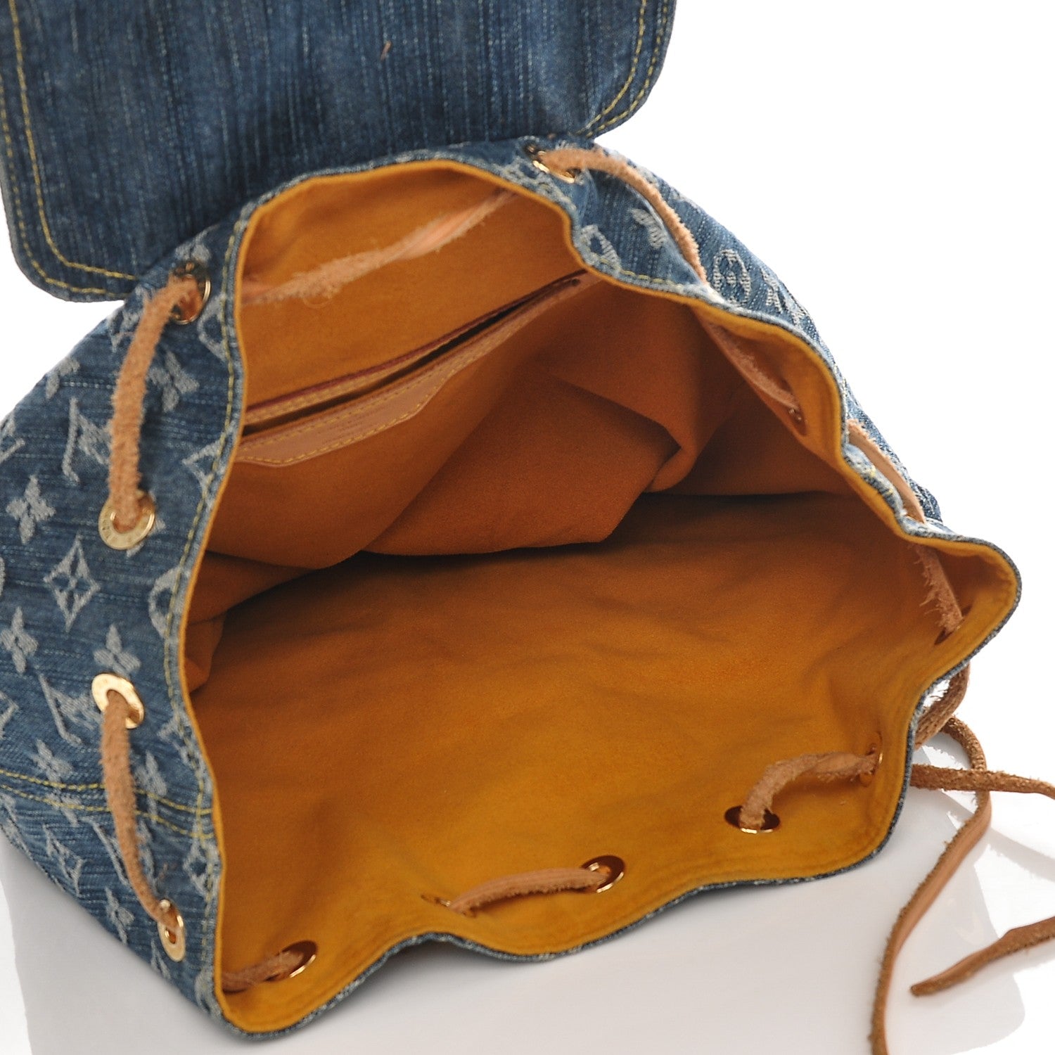 Louis Vuitton Denim Sac a Dos Backpack GM Blue 5 of 7