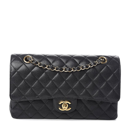 Chanel Caviar Quilted Medium Double Flap Black 1 of 10