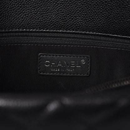 Chanel Caviar Quilted City Shopping Tote Black 6 of 10