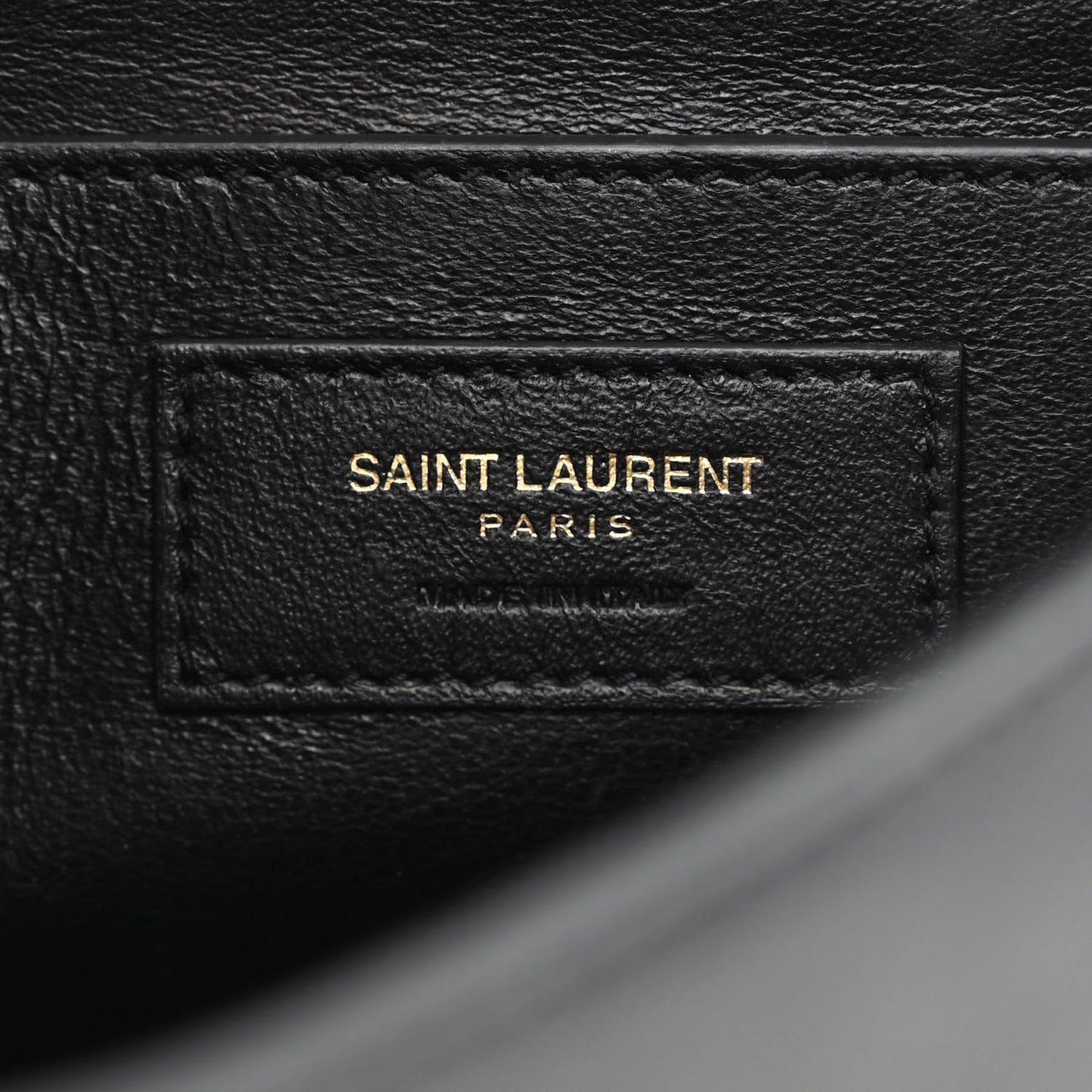 Smooth Calfskin Small Spontini Saddle Bag Black