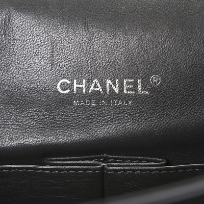 Chanel Lambskin Quilted Maxi Double Flap Dark Grey 6 of 10
