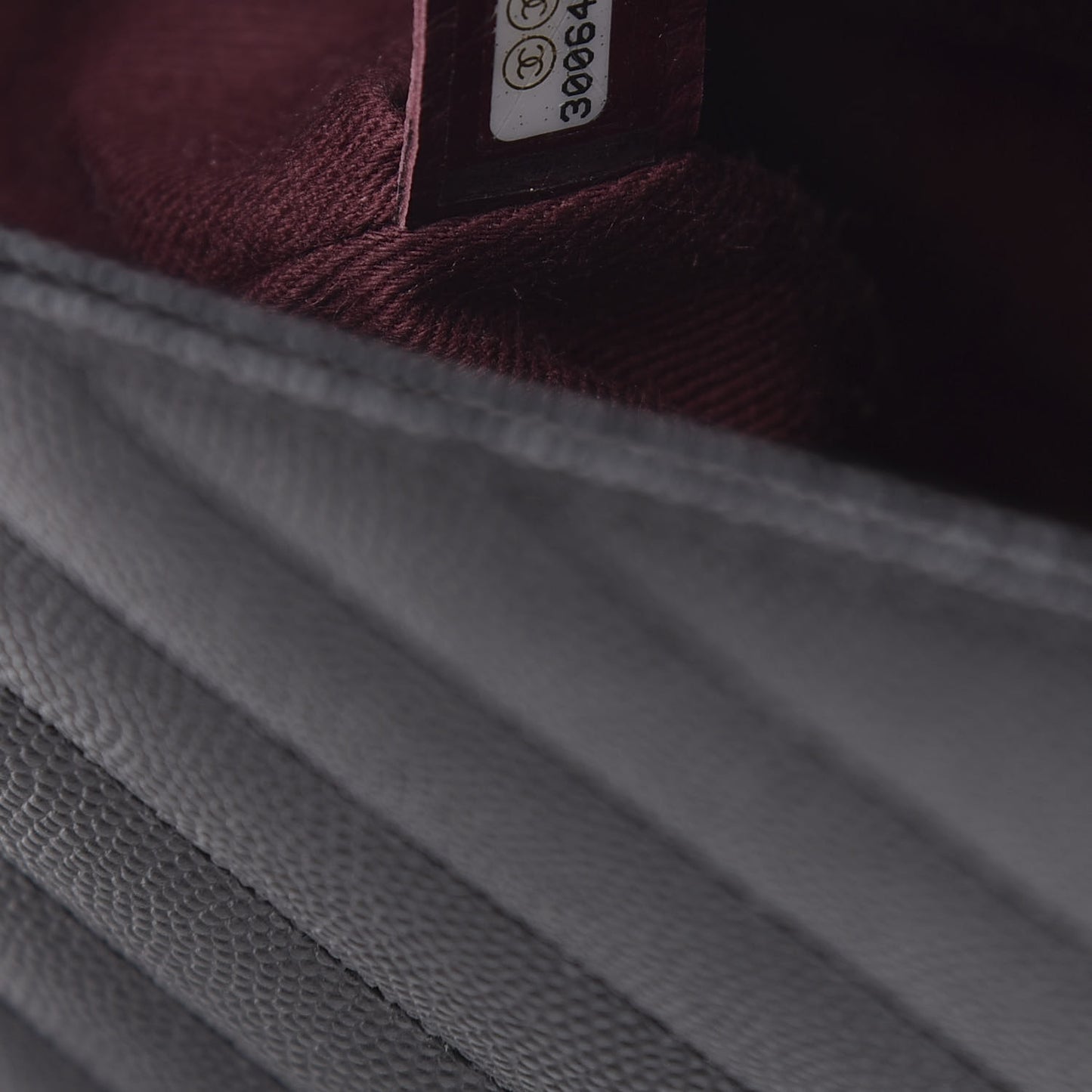 Caviar Lizard Embossed Chevron Quilted Medium Coco Handle Flap Black