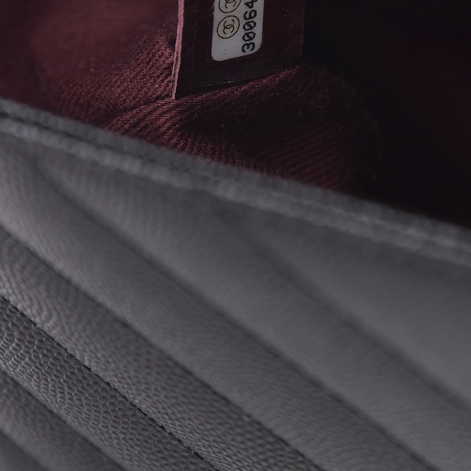 Chanel Caviar Lizard Embossed Chevron Quilted Medium Coco Handle Flap Black 7 of 11