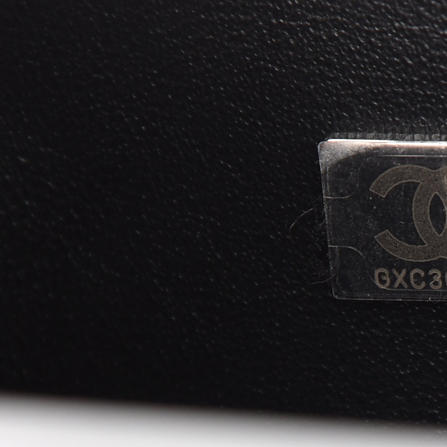 Patent Calfskin Quilted Mini Square Flap So Black