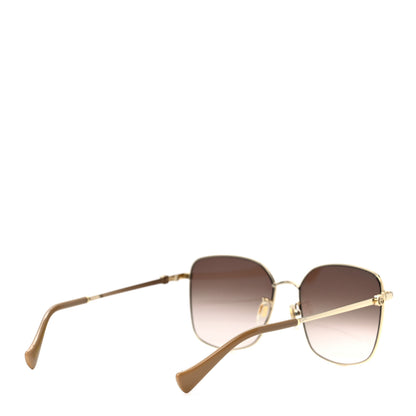 Gucci Square Frame GG1146SK Sunglasses Gold 4 of 8