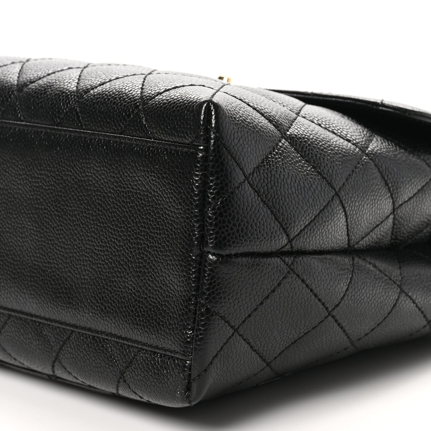 Chanel Caviar Quilted Jumbo Kelly Flap Black 11 of 11