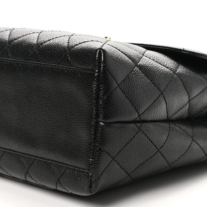 Chanel Caviar Quilted Jumbo Kelly Flap Black 11 of 11