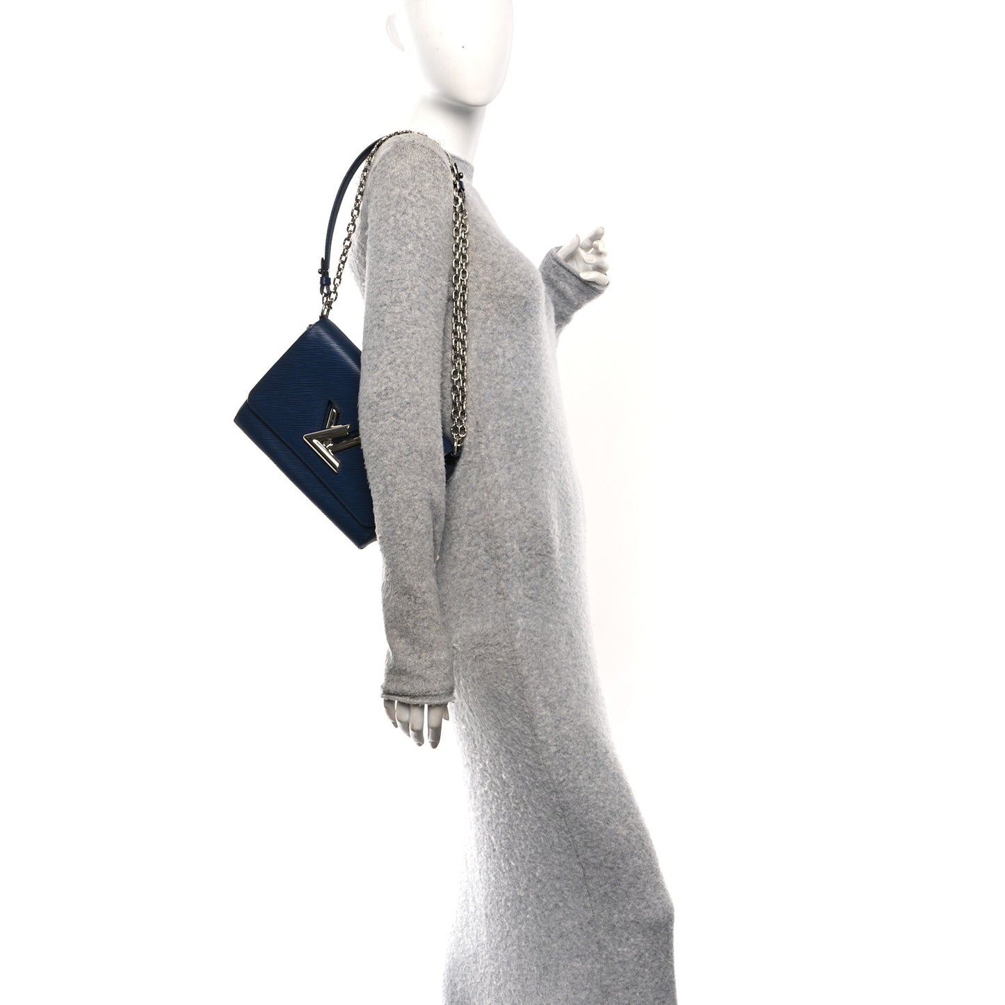 Epi Twist Shoulder Bag MM Navy