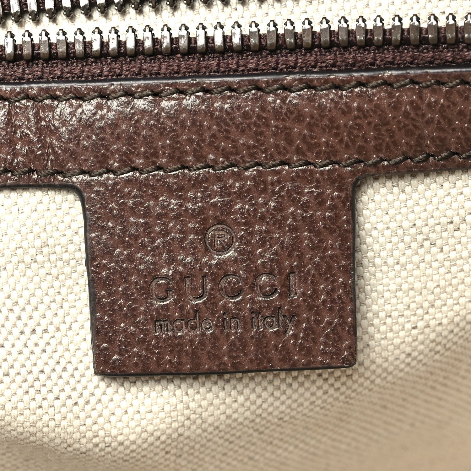 Gucci GG Supreme Monogram Calfskin Web Small Ophidia Day Backpack Beige Ebony New Acero 6 of 10