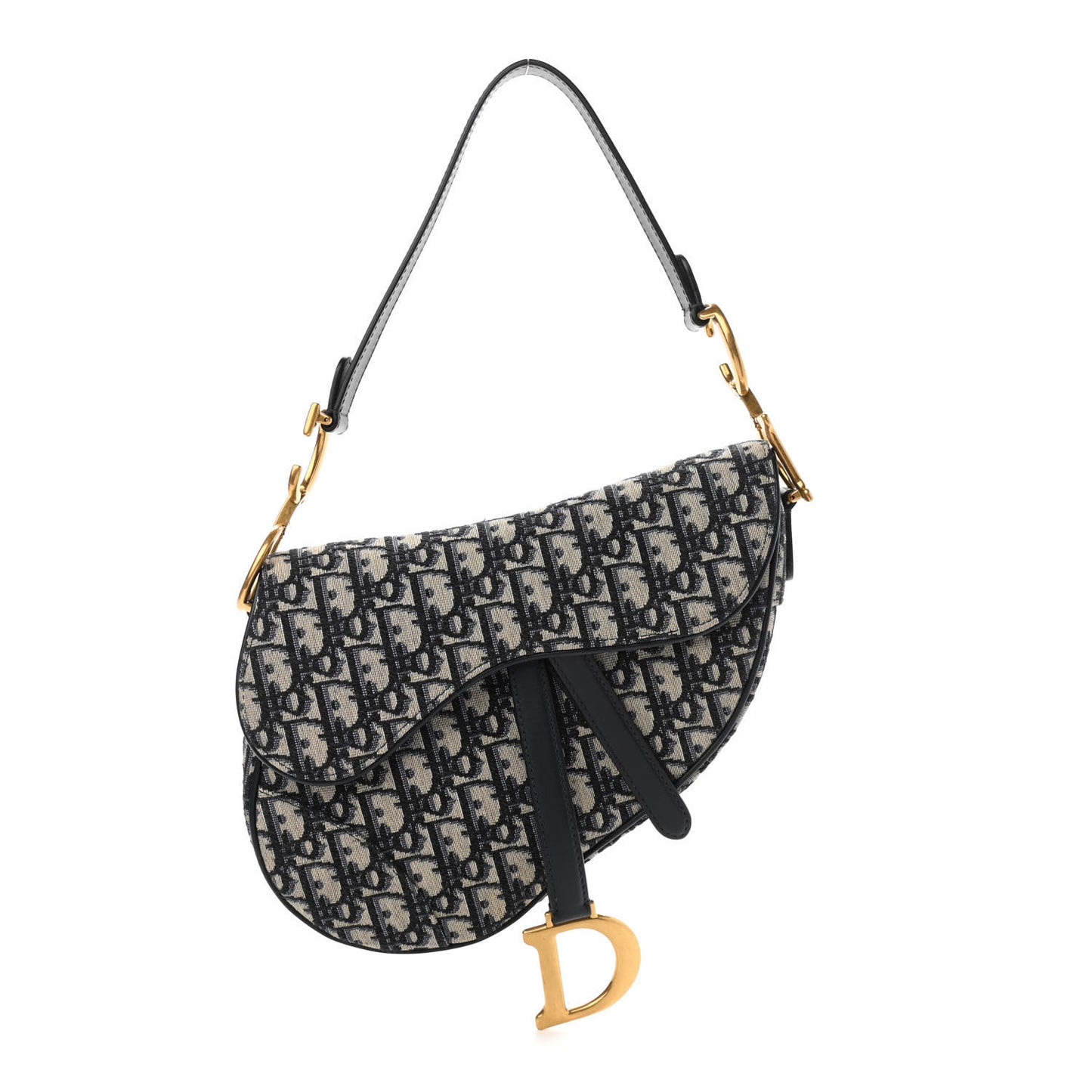 Oblique Saddle Bag Blue