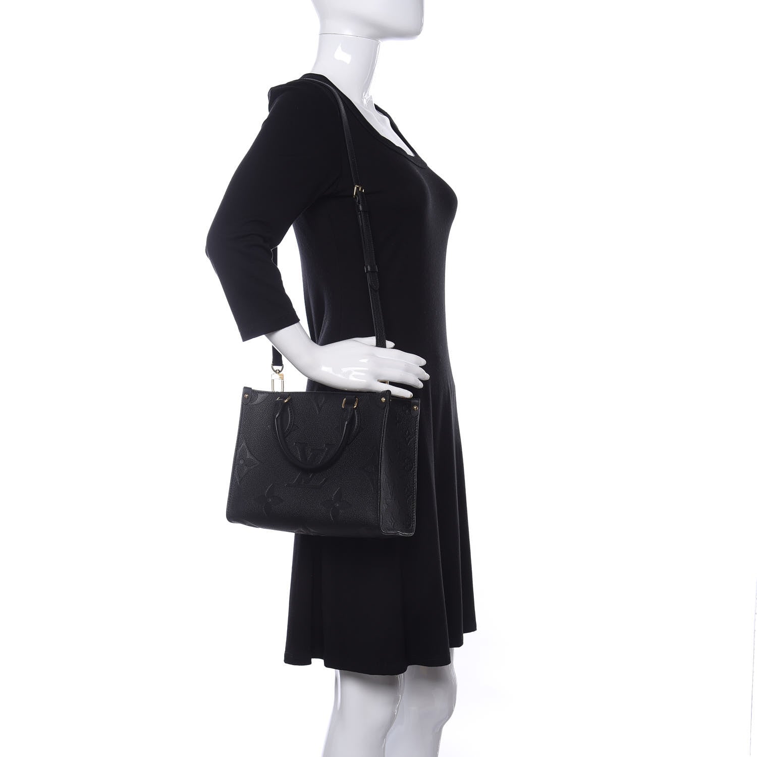 Louis Vuitton Empreinte Monogram Giant Onthego PM Black 2 of 10