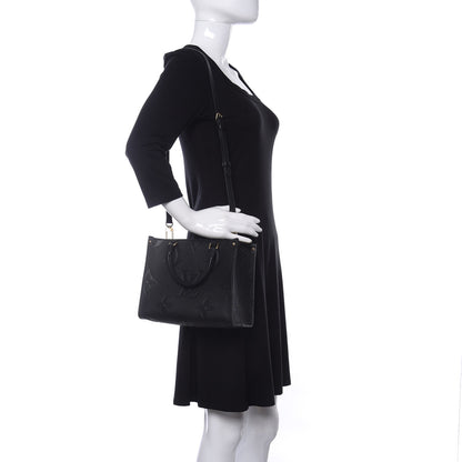 Louis Vuitton Empreinte Monogram Giant Onthego PM Black 2 of 10