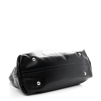 Louis Vuitton Lambskin CarryAll Vibe MM Black 4 of 9