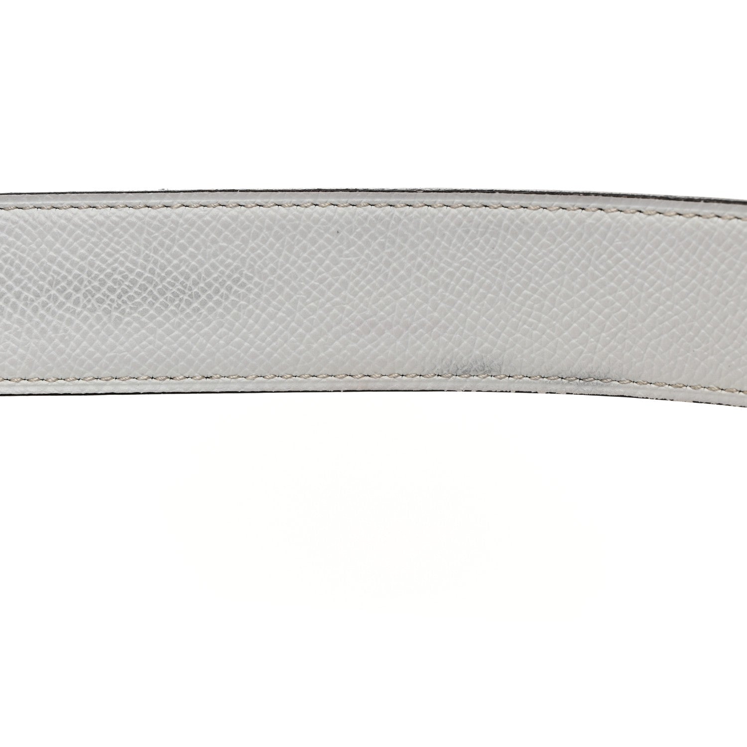 Hermes Epsom 38mm Constance H Belt 80/32 White Gold 8 of 8