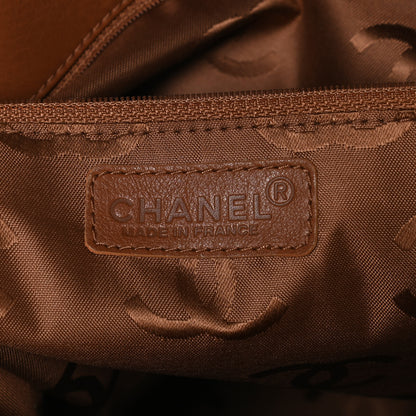 Chanel Lambskin North South Tote Brown 5 of 11
