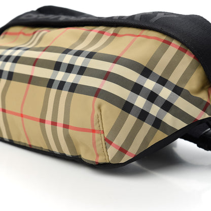 Burberry Nylon Vintage Check Sonny Bum Bag Archive Beige Black 7 of 10