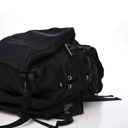 Prada Tessuto Nylon Double Buckle Backpack Black 6 of 8