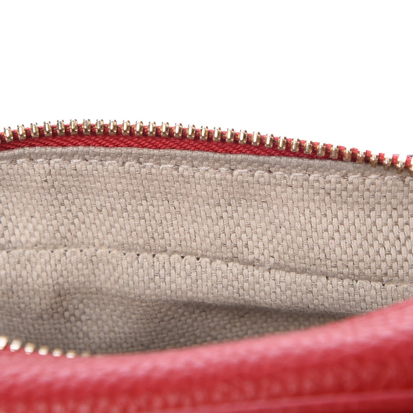 Pebbled Calfskin Small Soho Disco Bag Tabasco Red