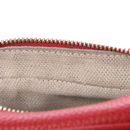 Gucci Pebbled Calfskin Small Soho Disco Bag Tabasco Red 6 of 8
