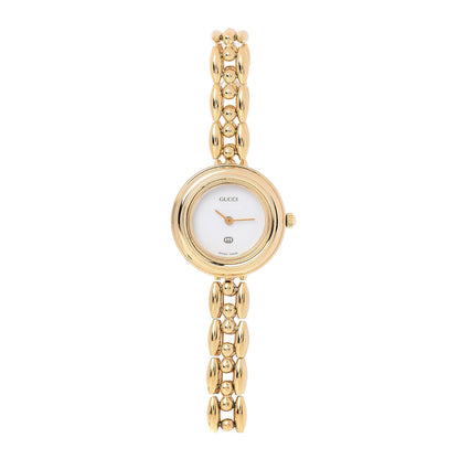 Gucci Stainless Steel 26mm Rice Link Interchangeable Bezel Quartz Watch 1 of 6