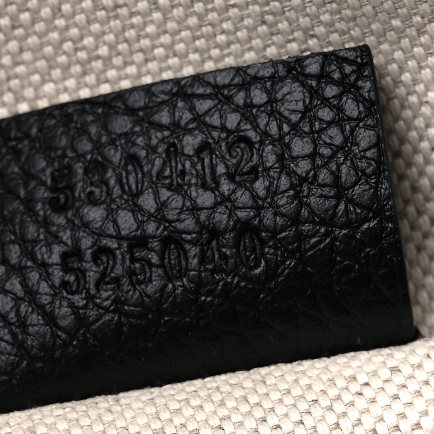 Gucci Grained Calfskin Logo Belt Bag Black 7 of 9