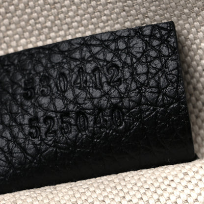 Gucci Grained Calfskin Logo Belt Bag Black 7 of 9