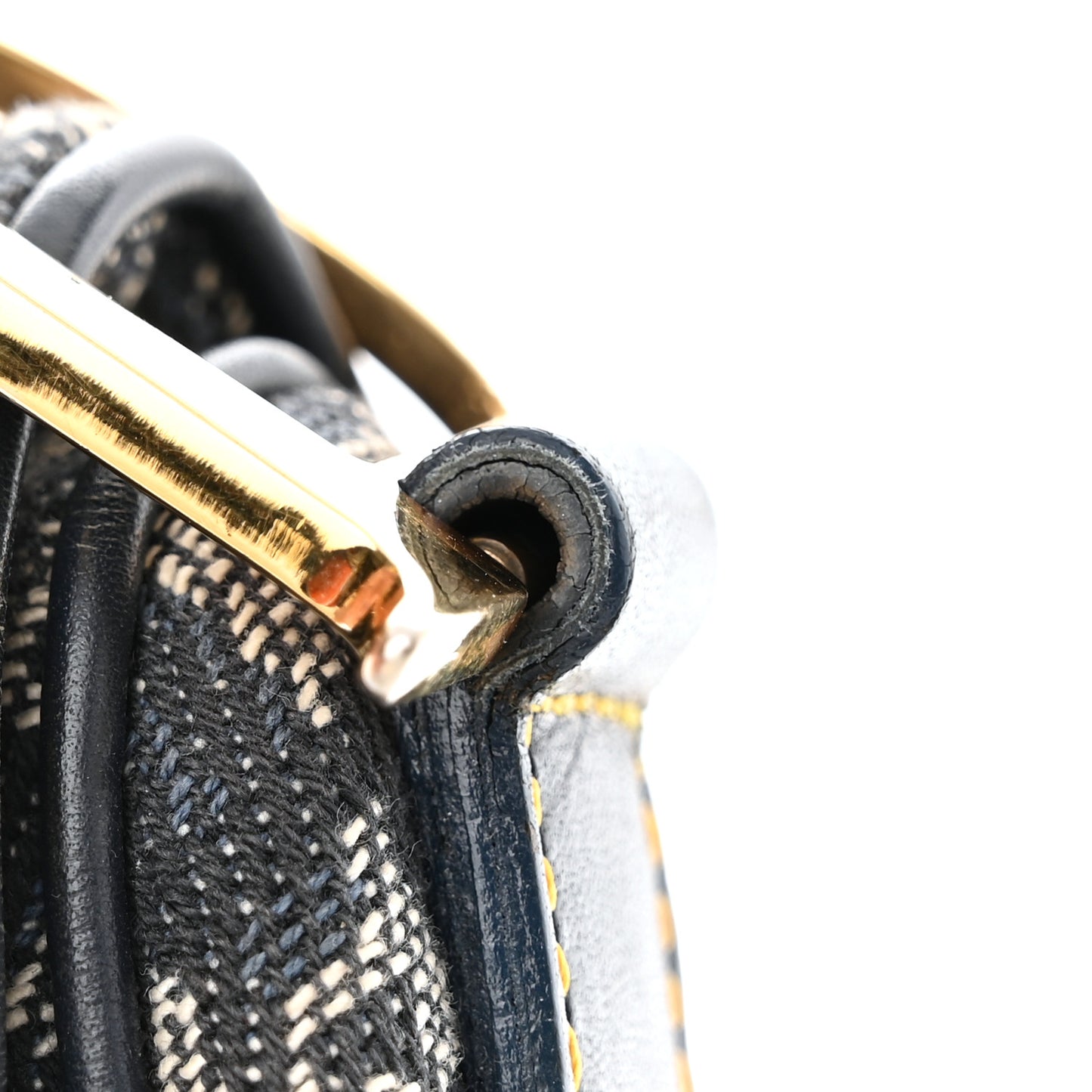 Monogram Saddle Bag Blue