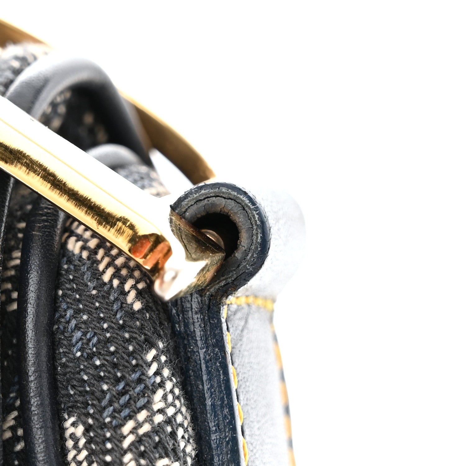 Christian Dior Monogram Saddle Bag Blue 14 of 18