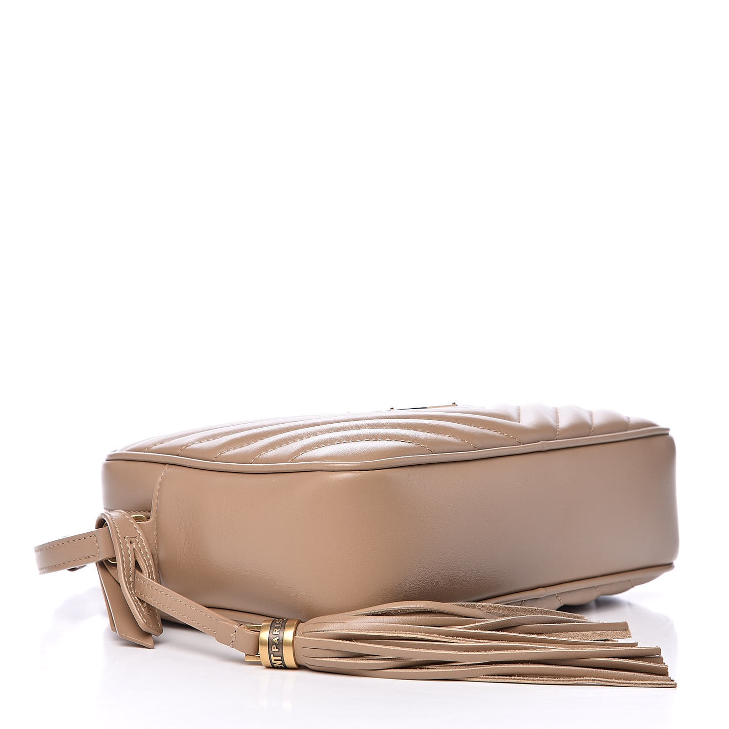 Calfskin Matelasse Monogram Lou Camera Bag Dusty Grey