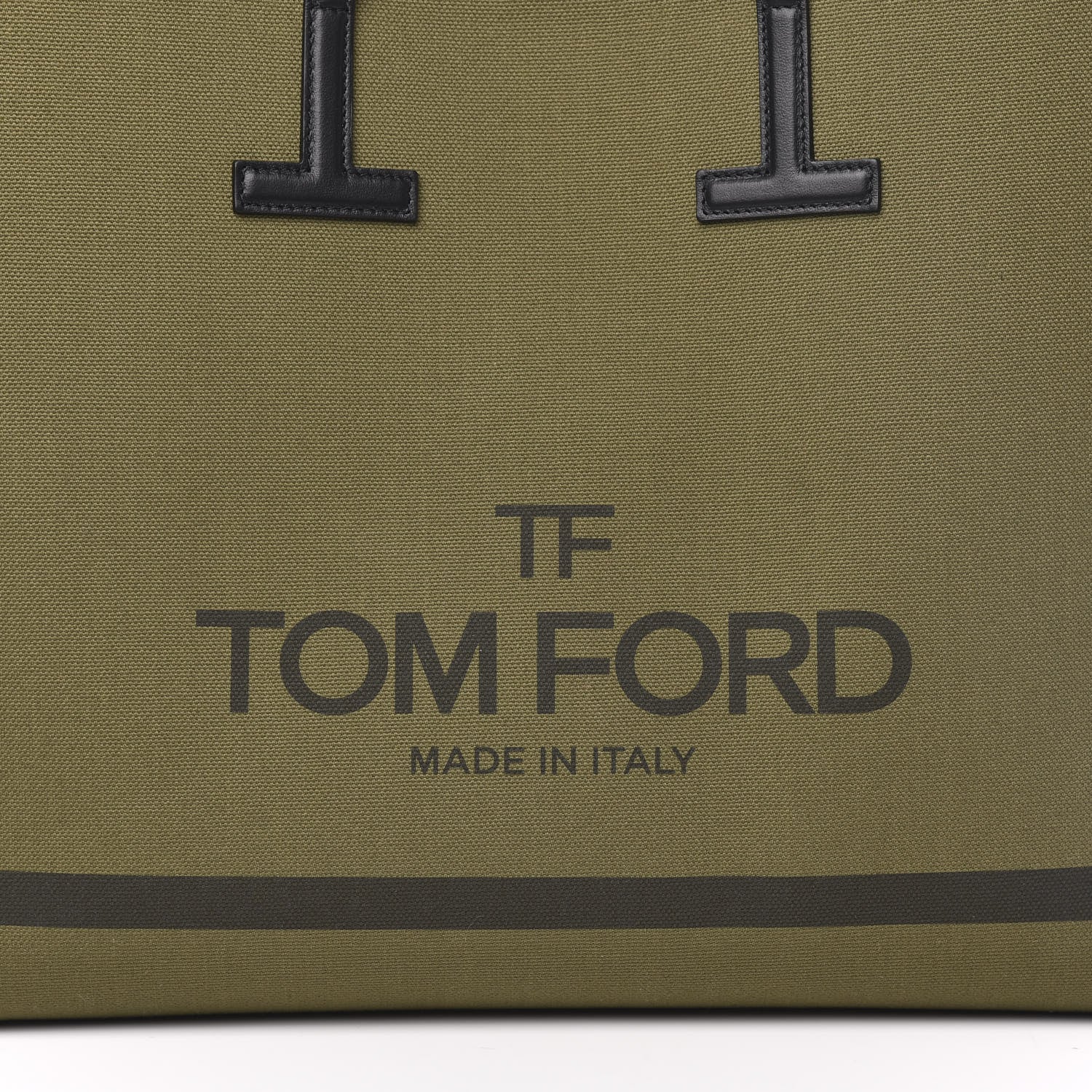 Tom Ford Canvas Large Tara Tote Military 9 of 9