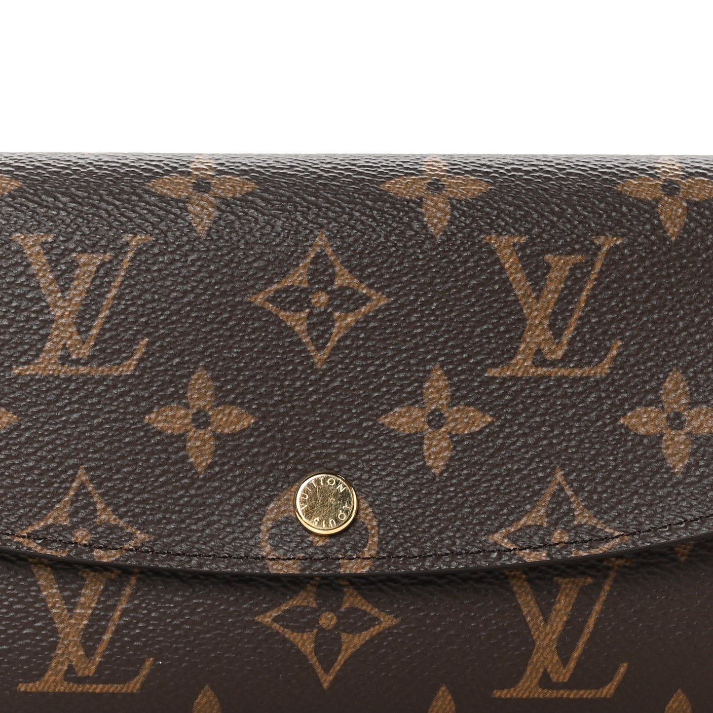Monogram Emilie Wallet Rose Ballerine
