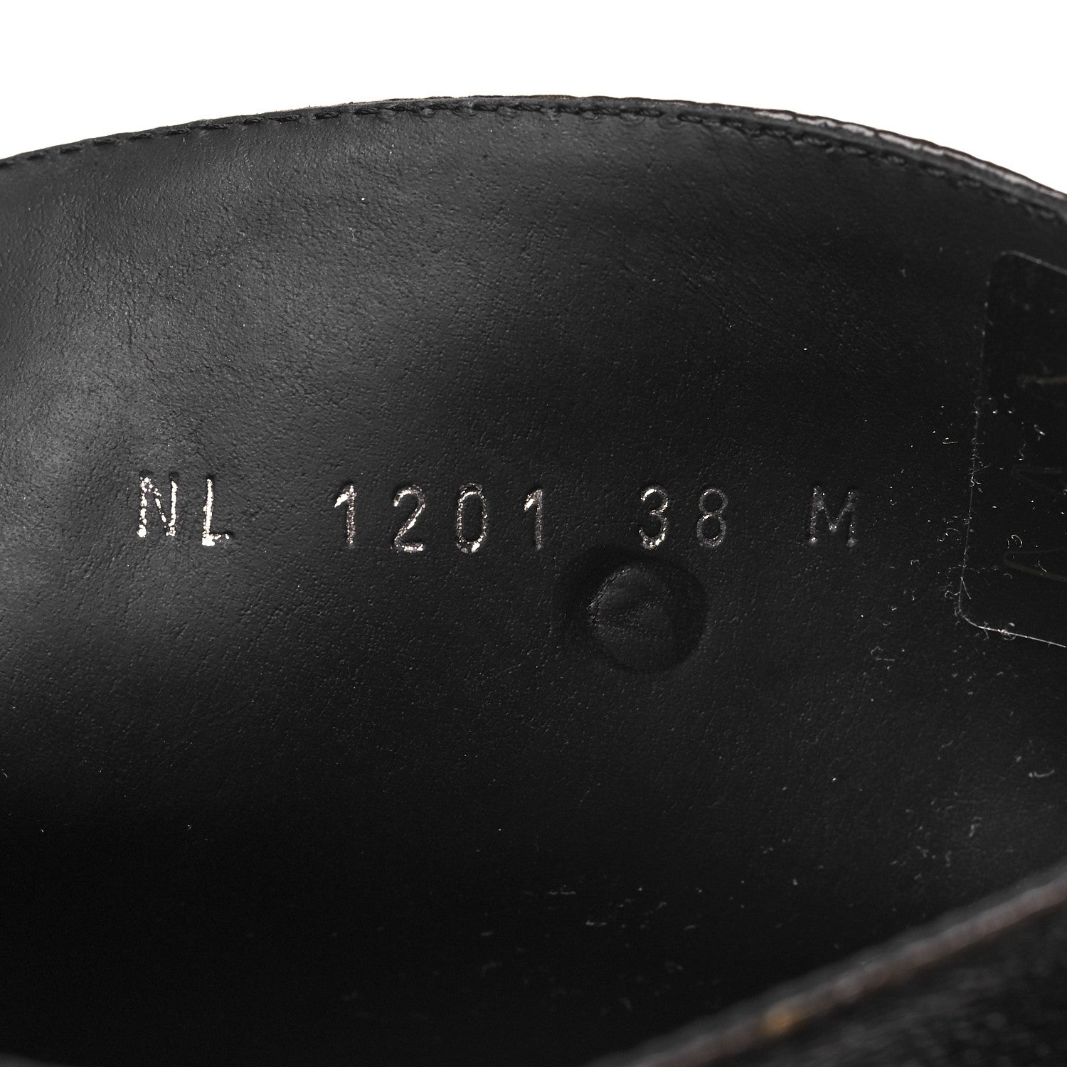 Louis Vuitton Calfskin Monogram Wonderland Flat Ranger Boots 38 Black 6 of 9