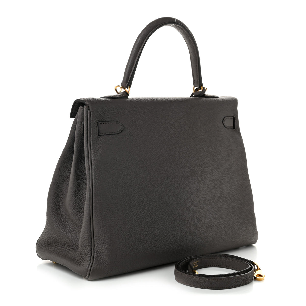 Hermes Togo Kelly Retourne 35 Etain 3 of 12