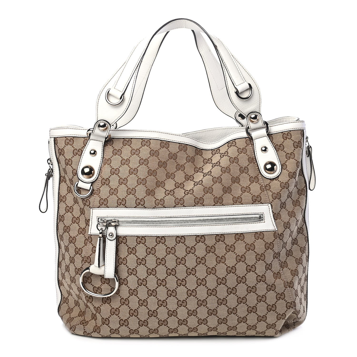 Gucci Monogram Icon Bit Large Tote Off White 1 of 10