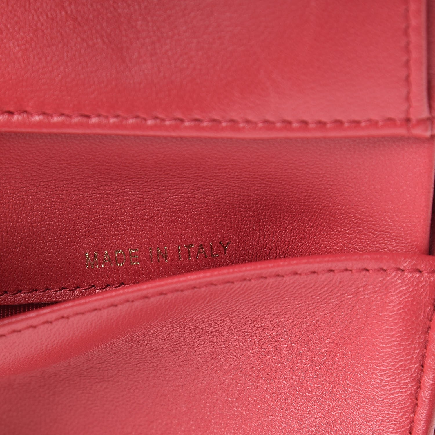 Chanel Lambskin Quilted Small Compact Wallet Red 7 of 11