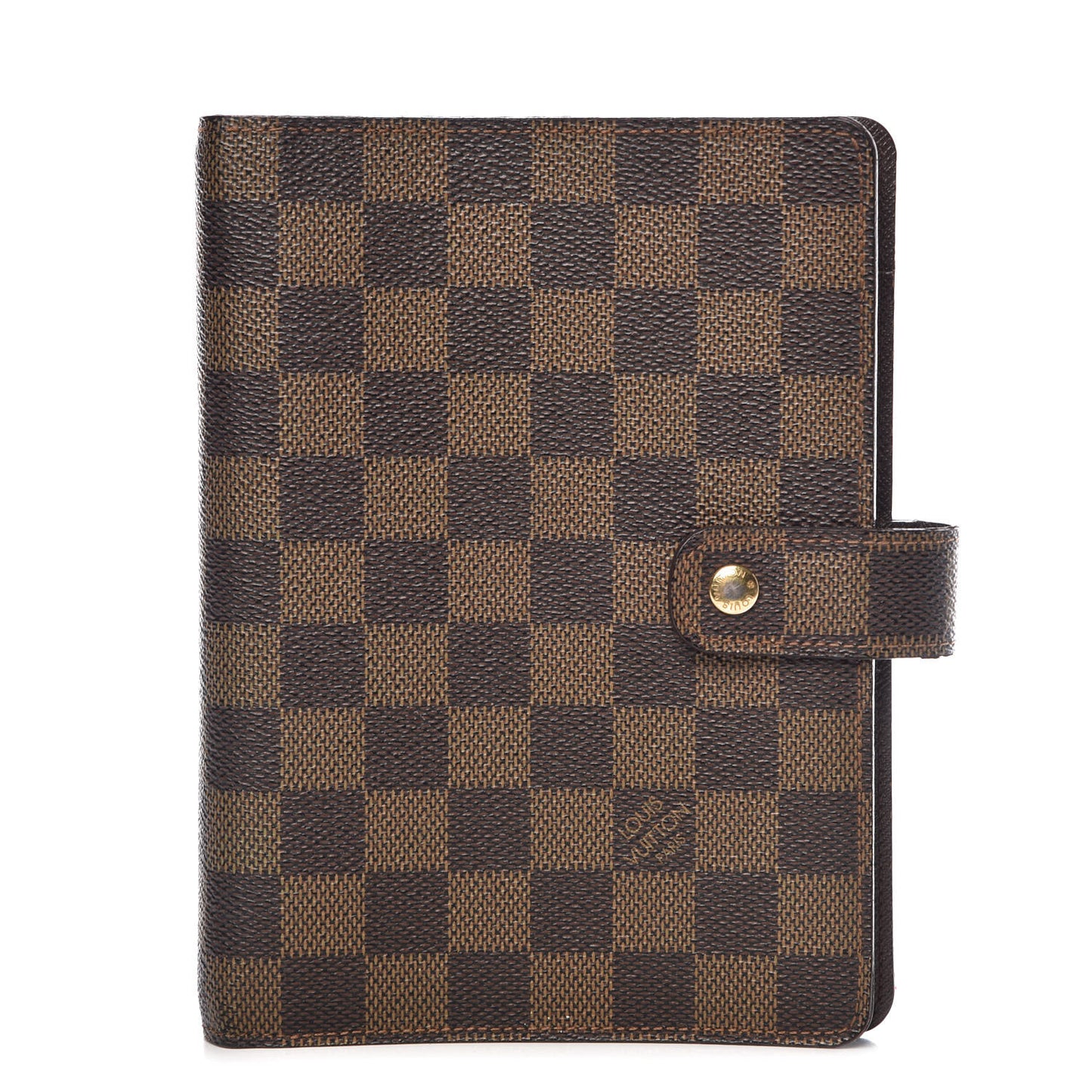 Damier Ebene Medium Ring Agenda Cover