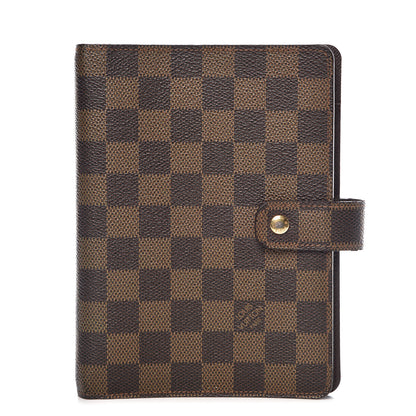 Louis Vuitton Damier Ebene Medium Ring Agenda Cover 1 of 10