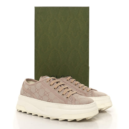 Gucci GG Monogram Womens 1977 Tennis Platform 52mm Sneakers 39 Skin Rose 8 of 8