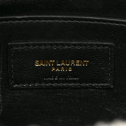 Saint Laurent Boucle Tweed Patchwork Monogram Medium Jamie Baguette Craie 6 of 7
