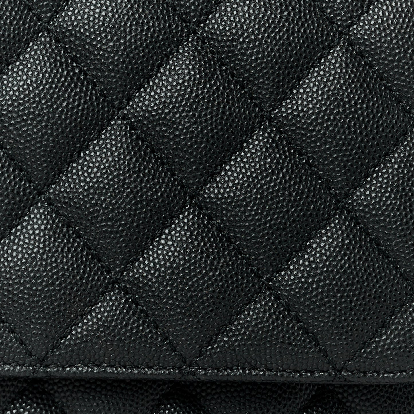 Caviar Quilted Small Coco Chain Handle Flap Black