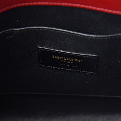 Saint Laurent Calfskin Baby Sac De Jour Red 6 of 9