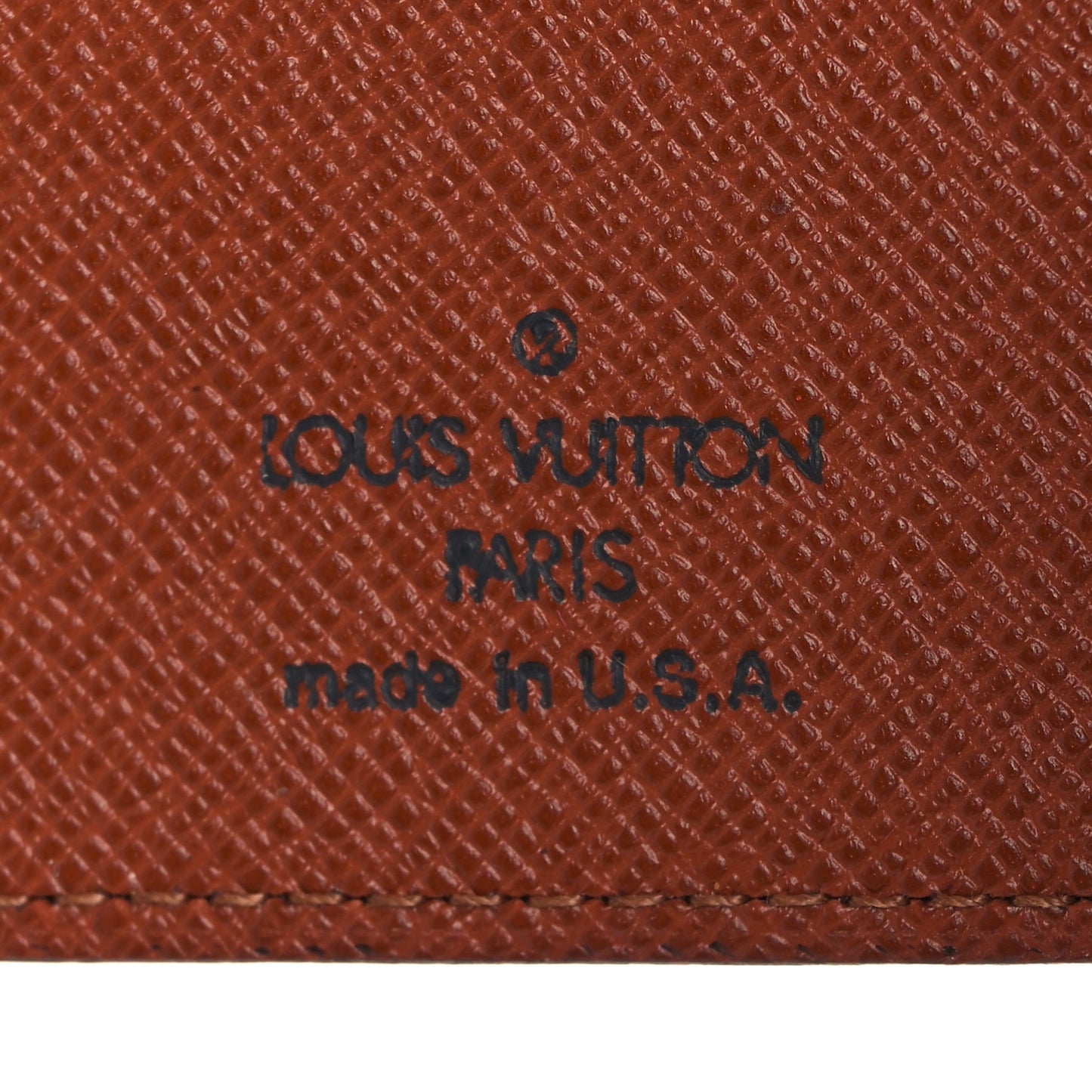 Monogram Credit Card Photo Holder Wallet