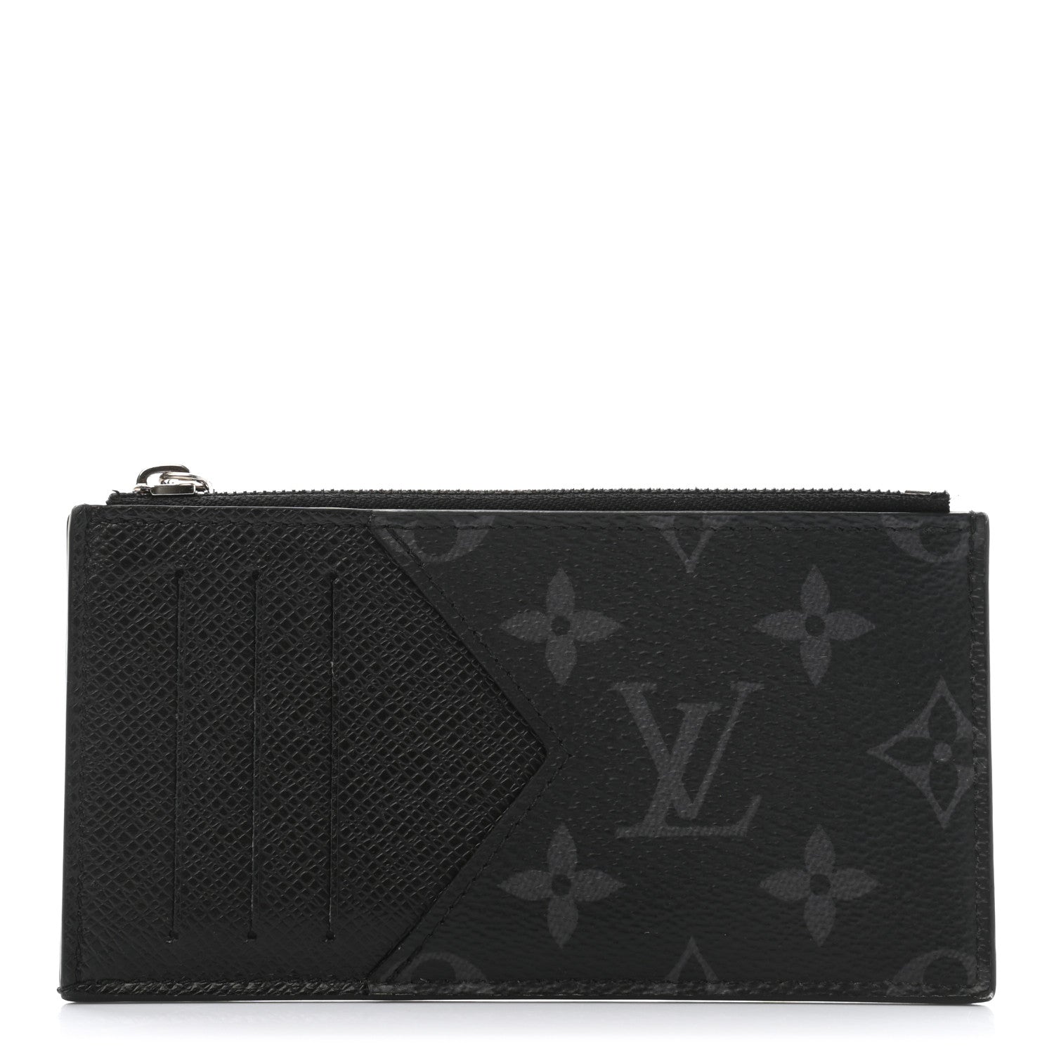 Louis Vuitton Taigarama Coin Card Holder Black 1 of 7