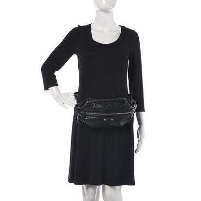 Balenciaga Lambskin Classic Hardware Neo Lift Hip Bag Black 2 of 16