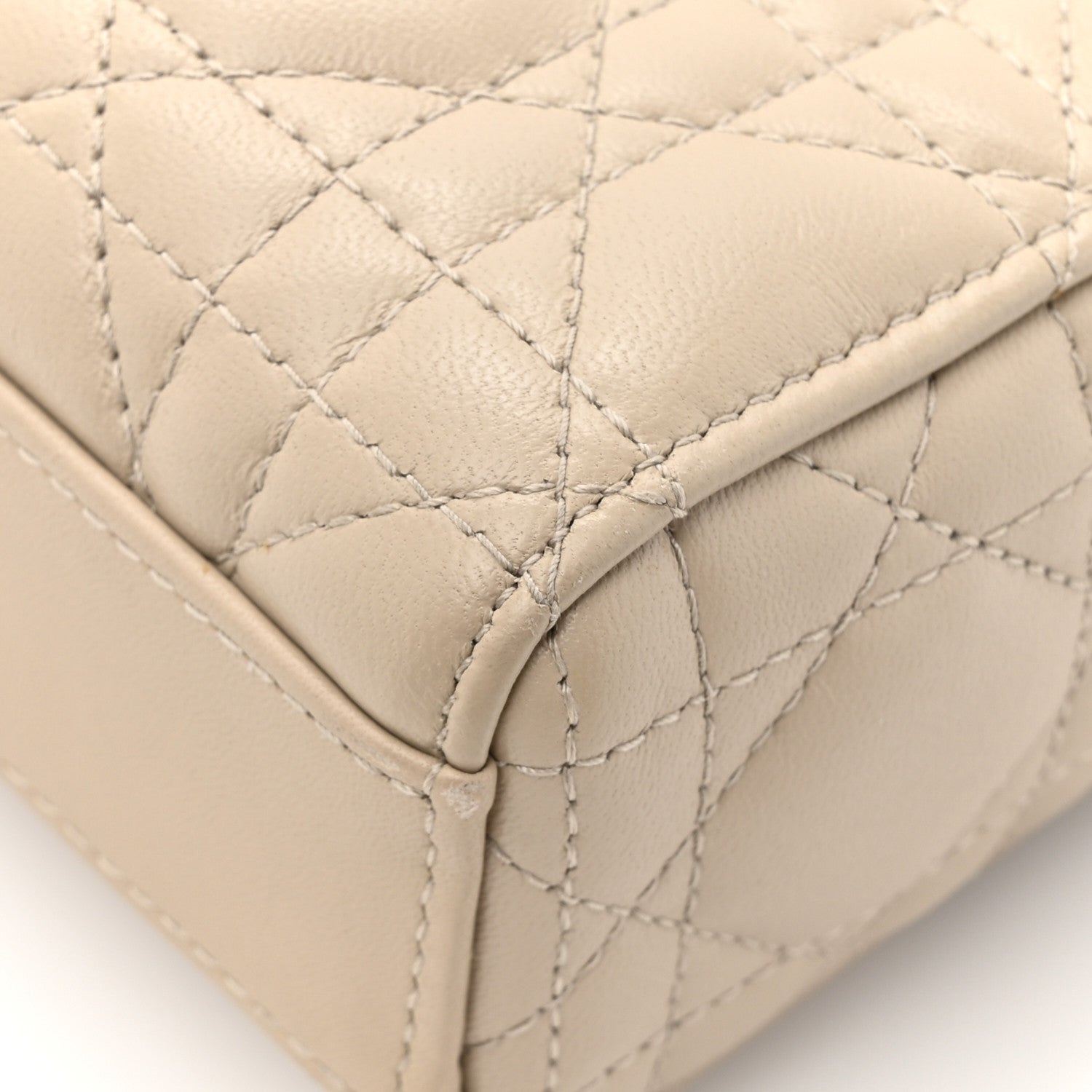 Christian Dior Lambskin Cannage Medium Lady D-Joy Hazelnut 13 of 15
