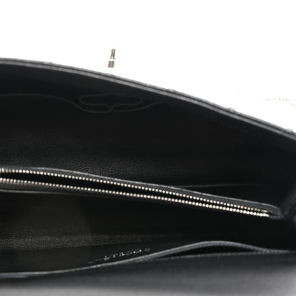 Chanel Caviar Lizard Embossed Quilted Small Coco Handle Flap Black 5 of 10